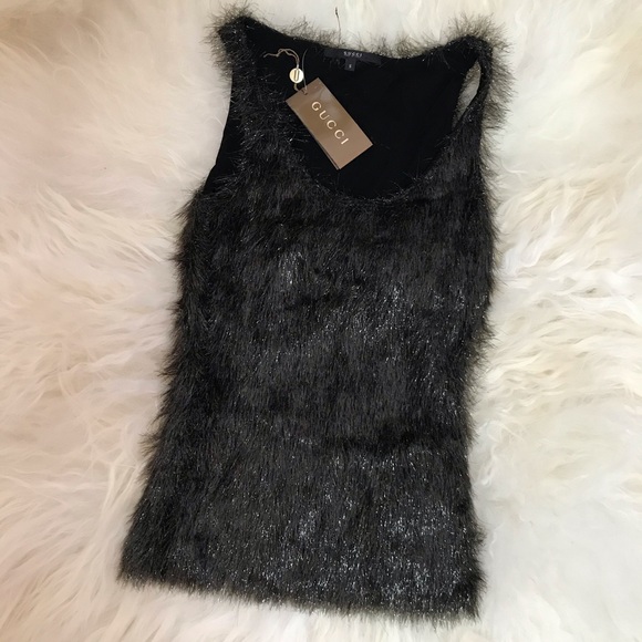 Gucci Tops - Gucci sleeveless fringe top